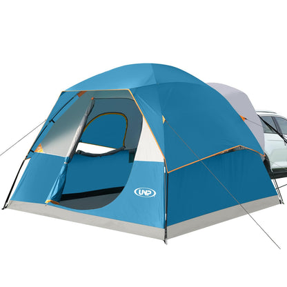 UNP SUV Dome Tent for Camping, Outdoor 6 Person Car Camping Tent, Easy Set Up SUV Tailgate Tent with Rainfly 10' x 10' Vehicle Camping Tent | for Camping, Outdoor, Car Camping Tent, Easy Set Up, SUV Tailgate Tent, with Rainfly