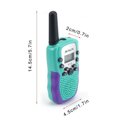 Retevis RT388 Walkie Talkies for Kids, Birthday Gifts for 6 7 8 9 10 11 12 Year Old Girls, 22 CH LCD Flashlight, Pink Walkie Talkies Christmas Gifts Toys for Girls(Pink, 2 Pack)