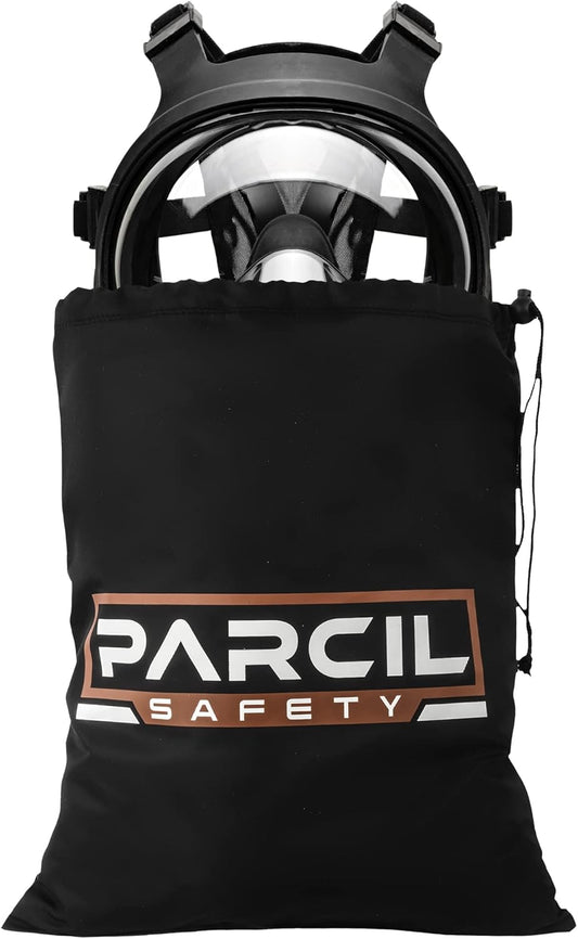Parcil Safety Respirator Storage Pouch - Protect Your Face Mask and Keep it Clean, Convenient Drawstring Carrying Bag for Quick Access and Easy Transportation
