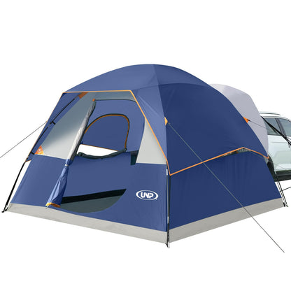 UNP SUV Dome Tent for Camping, Outdoor 6 Person Car Camping Tent, Easy Set Up SUV Tailgate Tent with Rainfly 10' x 10' Vehicle Camping Tent | for Camping, Outdoor, Car Camping Tent, Easy Set Up, SUV Tailgate Tent, with Rainfly