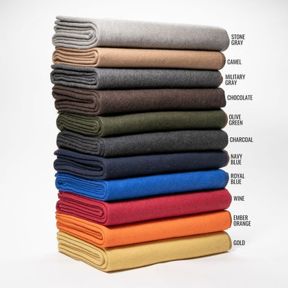 Arcturus Wine Wool Blanket and Blanket Strap Bundle
