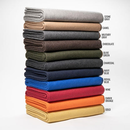 Arcturus Military Wool Blanket - Warm, Thick, Washable - Great for Outdoors, Camping, Stadium Blanket, Picnics, Travel - Car & Bushcraft Survival Kits
