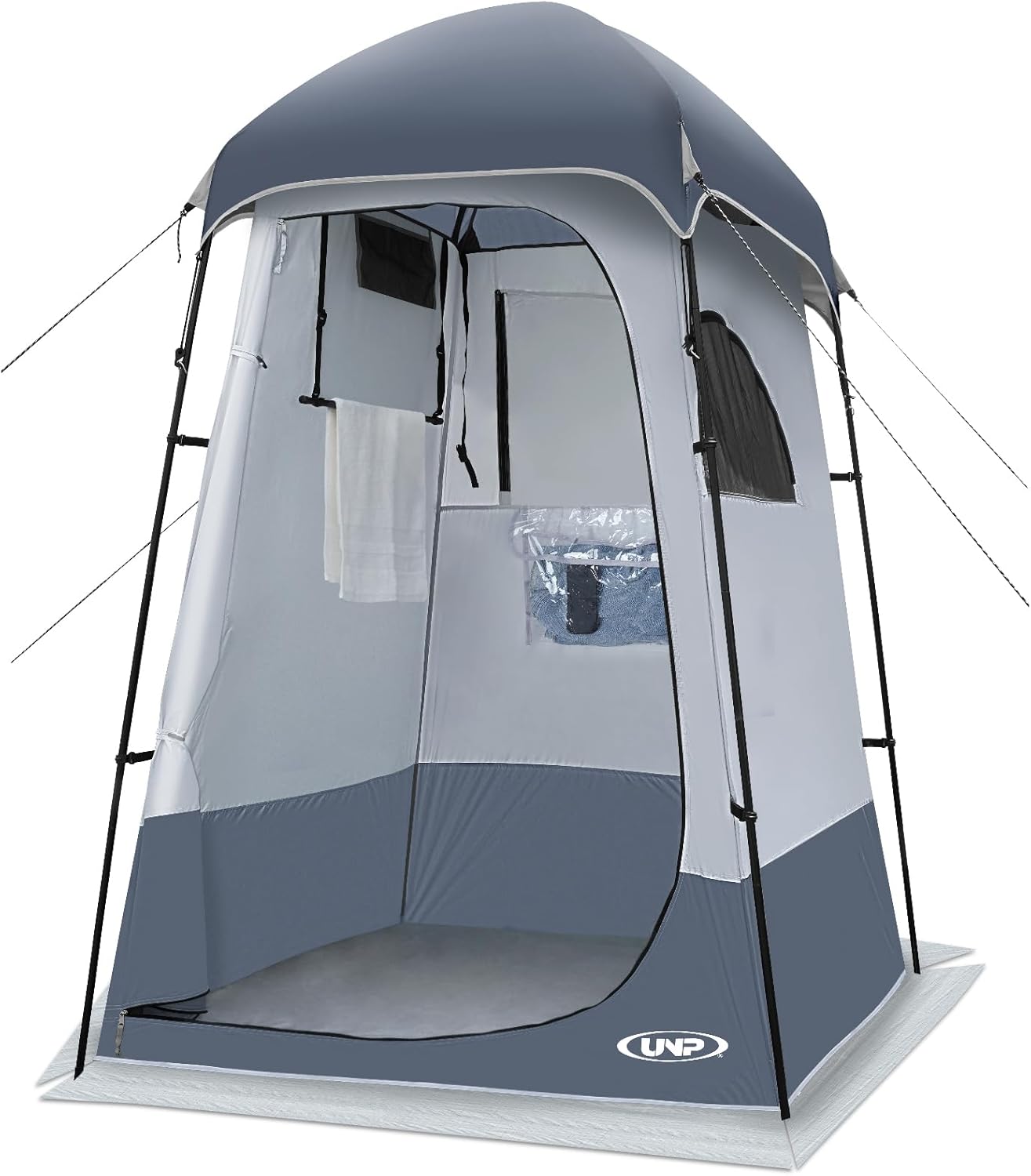 UNP Camping Shower Tent and SUV 6 Person Camping Tent for Outdoor Pricacy Shelter Hiking Fishing