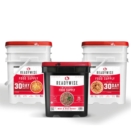 30 Day + Meat Emergency Food Bundle