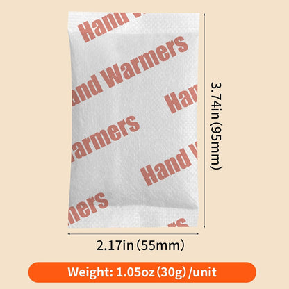 10 Pack Hand Warmers Disposable - Up to 15 Hours of Heat - Super Long Lasting Air Activated Warmers, All Natural & Portable for Body, Hands & Toes - Odorless Hot Warmer Gifts for Winter Work