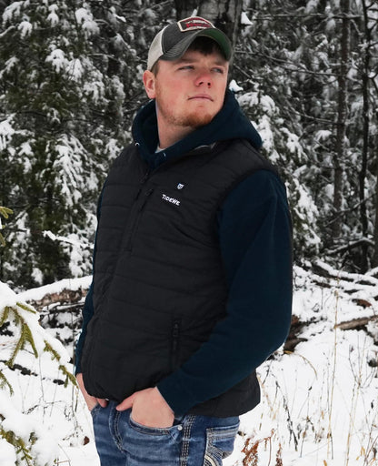TIDEWE Men’s Heated Vest with Battery Pack, Lightweight Vest for Hunting/Hiking