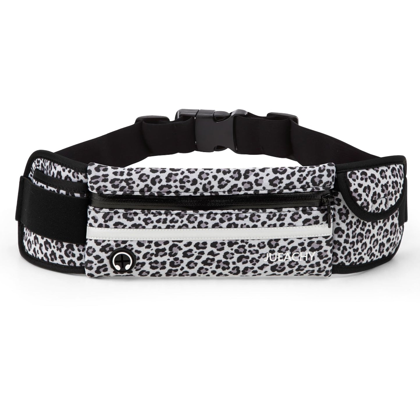 Jueachy Running Belts for Women Waterproof Fanny Pack Running Waist Pouch Phone holder Adjustable Sports Money Belt with Headphone Port
