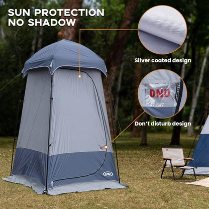 UNP Camping Shower Tent and SUV 6 Person Camping Tent for Outdoor Pricacy Shelter Hiking Fishing