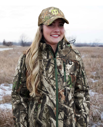 TIDEWE Heated Jacket for Women with Battery Pack (Black, Pink, Camo, Size S-XXL)