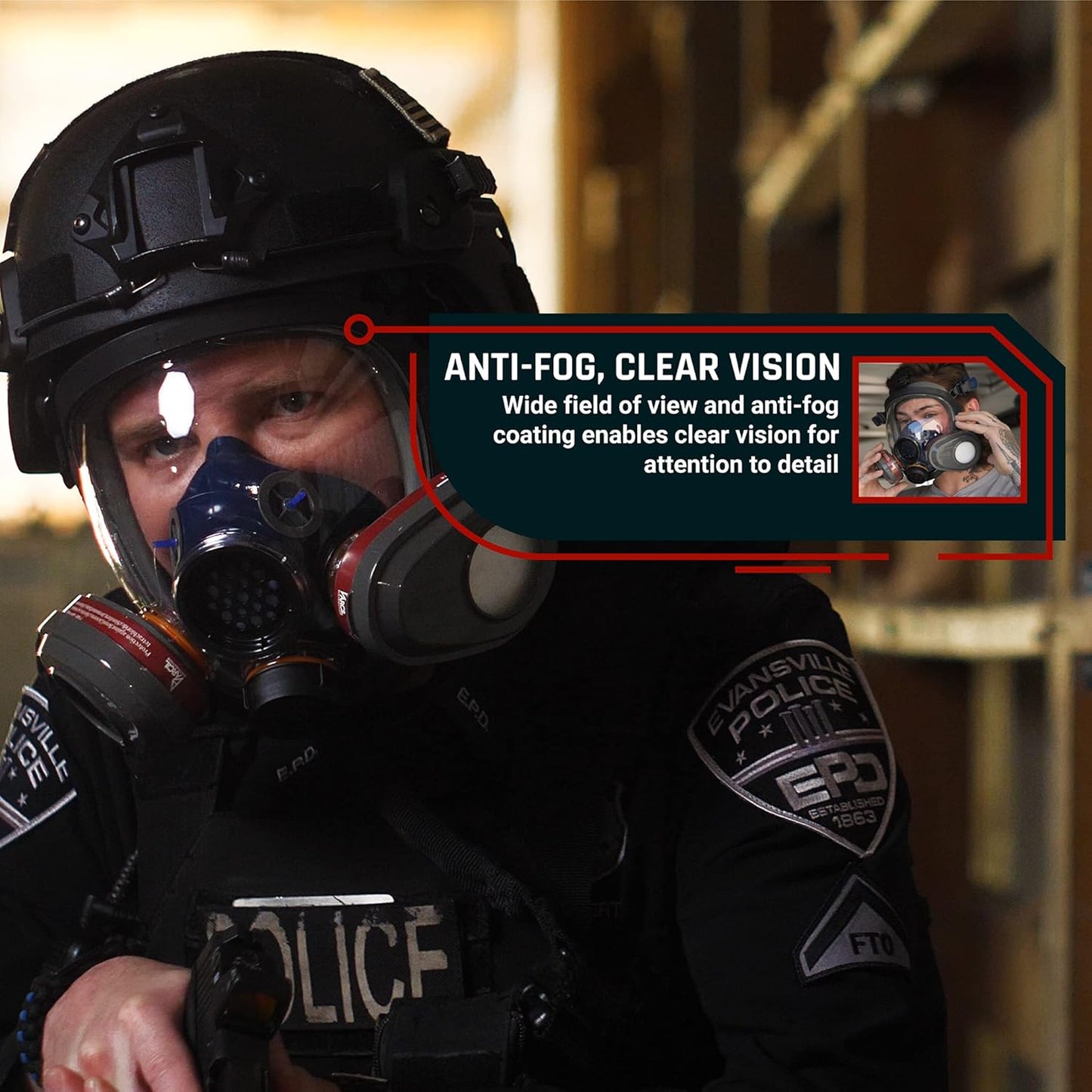 Parcil Distribution PD-101 Light Amber Respirator