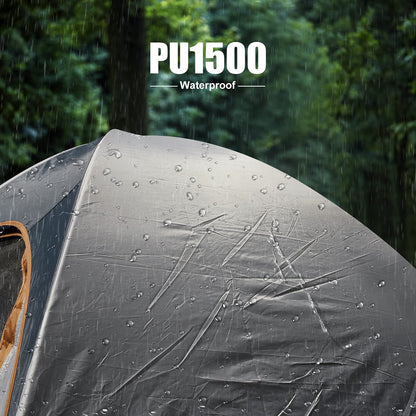 Camping Tent 2 Person, Waterproof Windproof Tent with Rainfly Easy Set up-Portable Dome Tents for Camping…