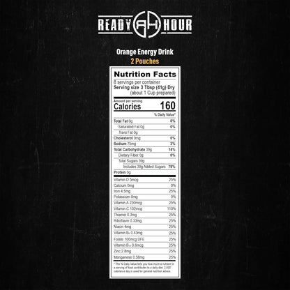 Ready Hour Breakfast Bucket (128 Servings), Emergency Food Supply, Emergency Food Kit, 25-Year Shelf Life Food, Survival Food Buckets, Long-Lasting Food Supply, Flood-Safe Container