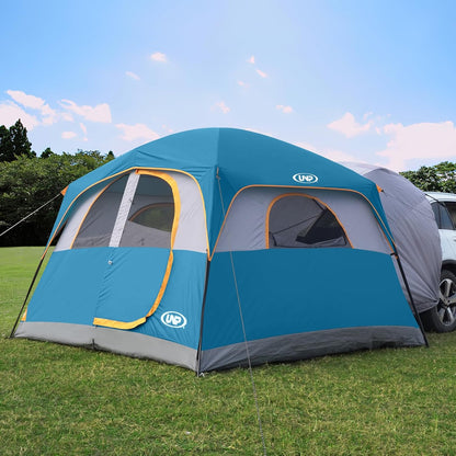 UNP Camping Shower Tent and SUV 6 Person Camping Tent for Outdoor Pricacy Shelter Hiking Fishing