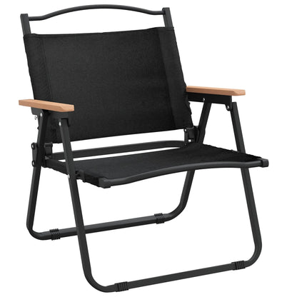 vidaXL Camping Chair 2 Pcs Outdoor Folding Camping Beach Chair Oxford Fabric