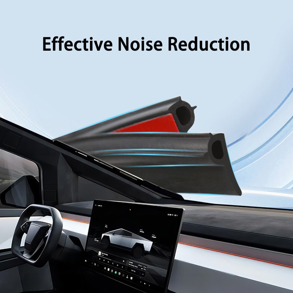 Tesla Cybertruck Car Door Seal Kit Wind Noise Reduction Accessories