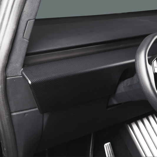 [Carbon Fiber Pattern ABS] Dashboard Cover For Cybertruck (2 PCS)