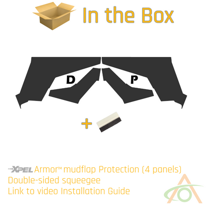 Xpel Armor Mudflap Protection (only for Tesla OEM Mudflaps)